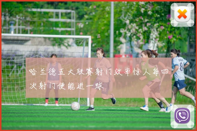 哈兰德五大联赛射门效率惊人每四次射门便能进一球